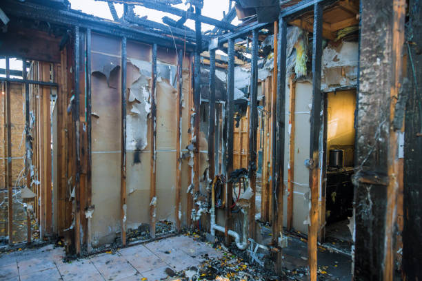 Professional Fire Damage Removal technician working in Blackwood, NJ